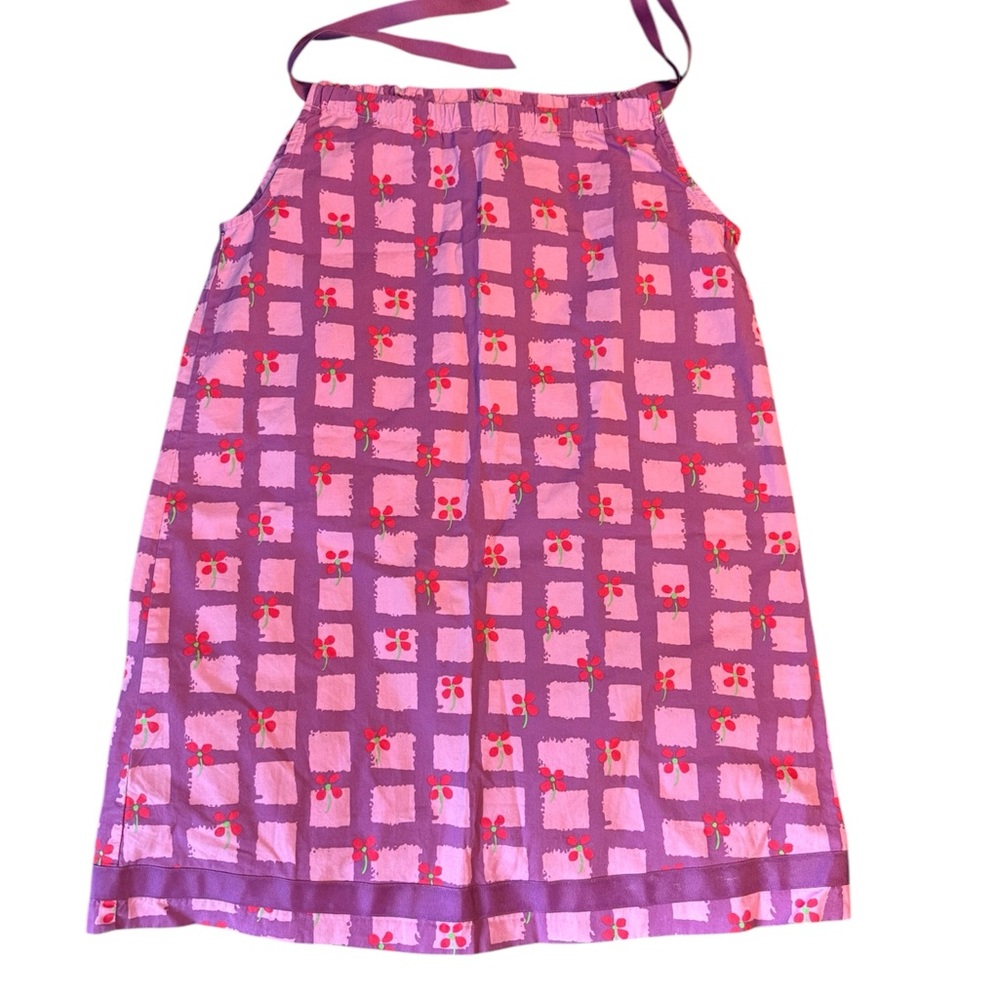 Purple and Pink Checkered Dress